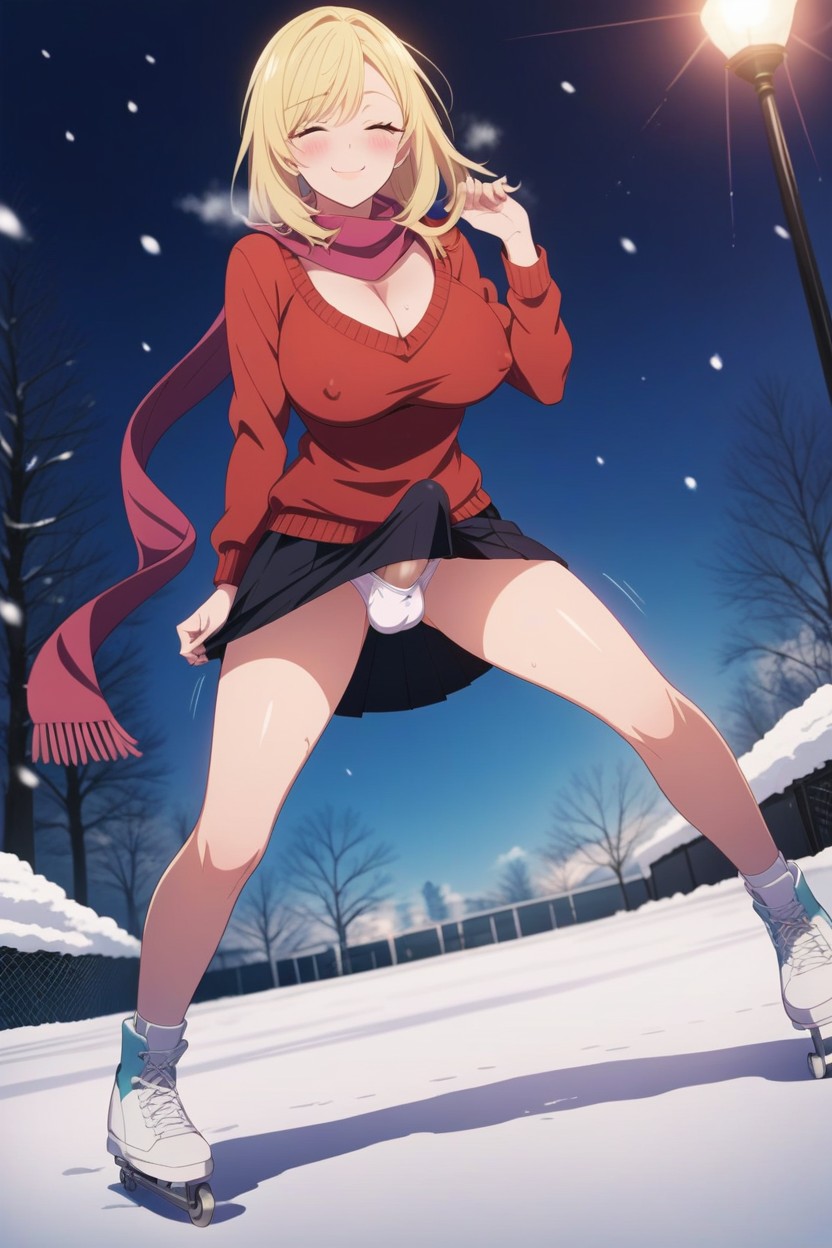 Face Down, Looking Down, Motion Lines Around Dick Hentai AI Porn