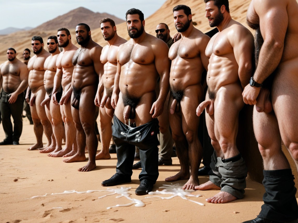 Hairy Pubes, Foreskin, Pants Down AI Gay Porn