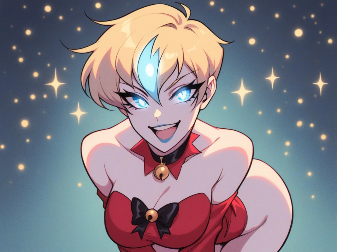 Christmas Card Background, Blonde Hair, Blonde Pixie Hair Hentai AI Porn