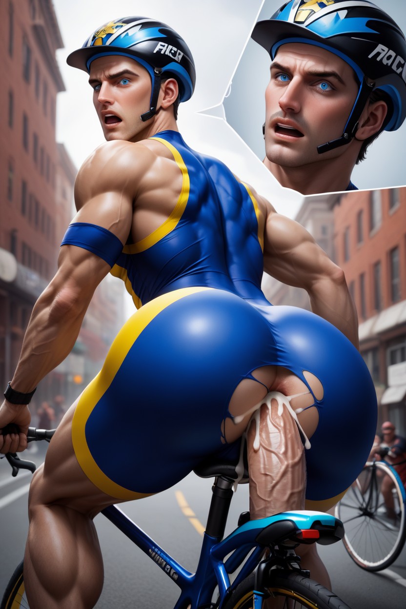 Muscular Body, Men Only, Bimbo 게이 AI 포르노