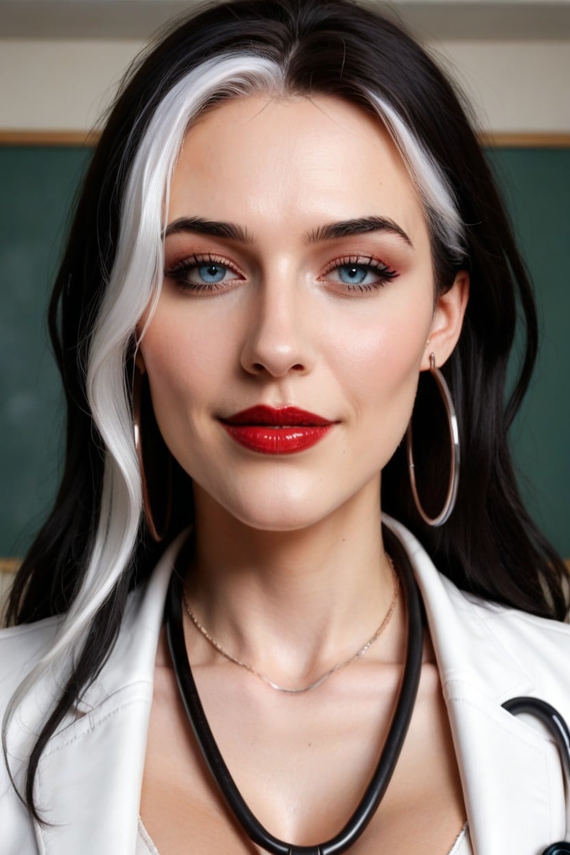 Hospital, Blue Eyes, Extreme Cumming Shemale AI Porn