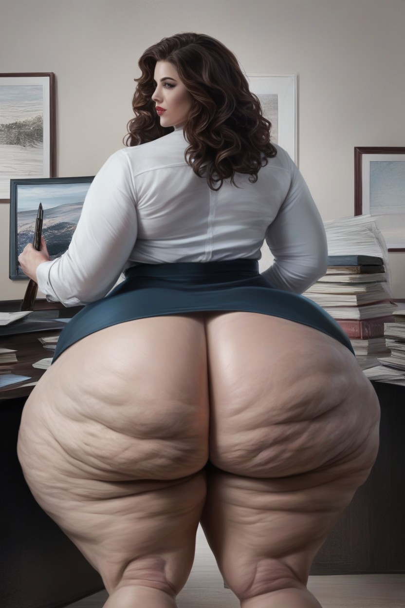Ssbbw Massive Fake Booty, Naked, Fat Ass AI Porn