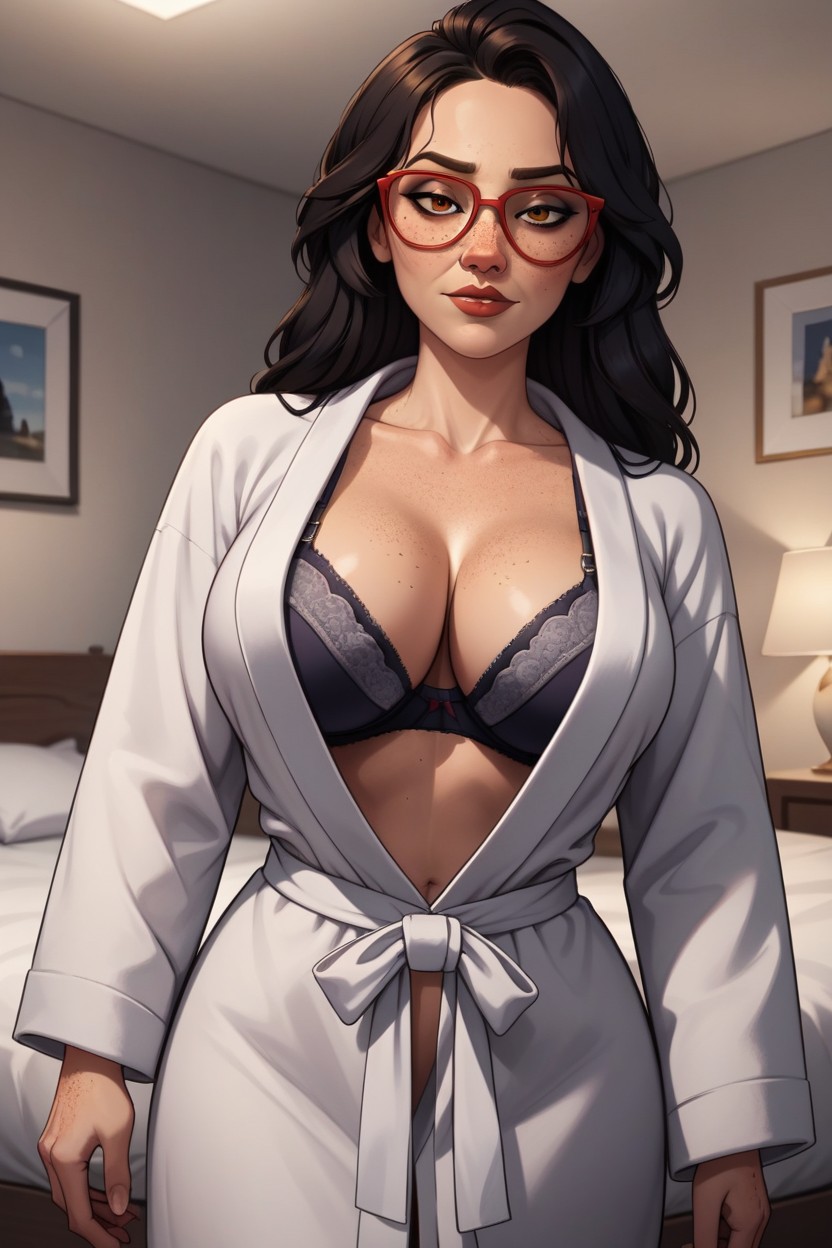 Pretty Face, Fully Clothed, Close Up AI Porn