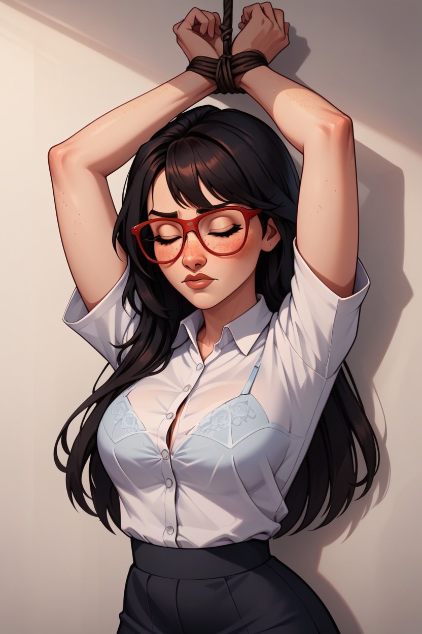 Pretty Face, Extremely Pretty Face, Bangs AI Porn