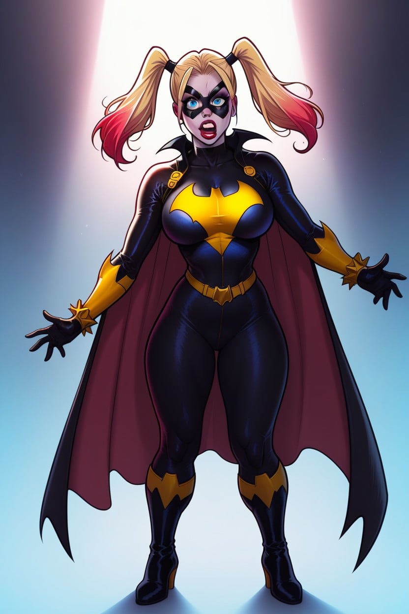 Detailed Eyes, Bat Cape, Full Body In View Hentai AI Porn