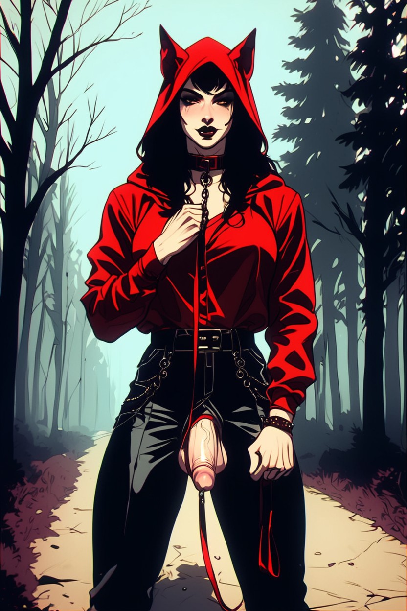 Active Futanari, Path, Werewolf Shemale AI Porn