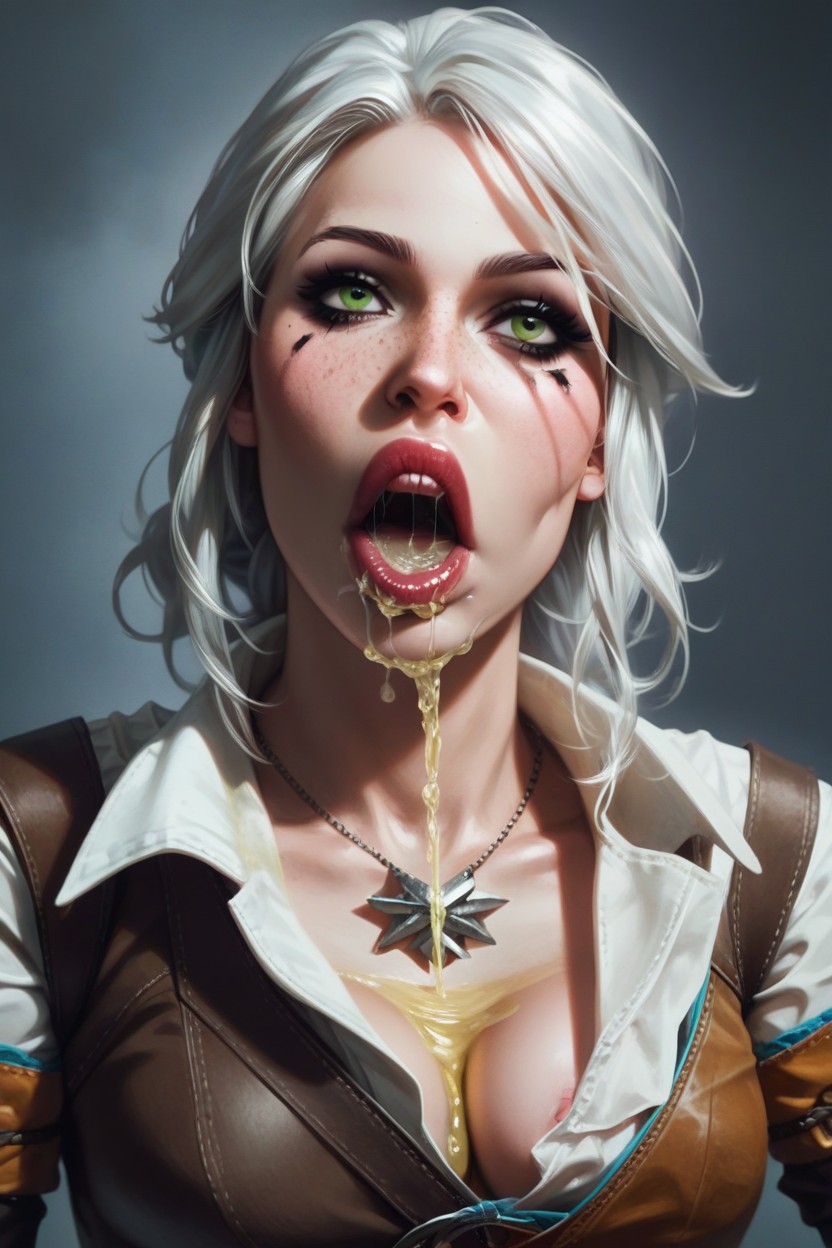 Eyes Wide Open, Pissing Into Mouth, Handjob AI 포르노