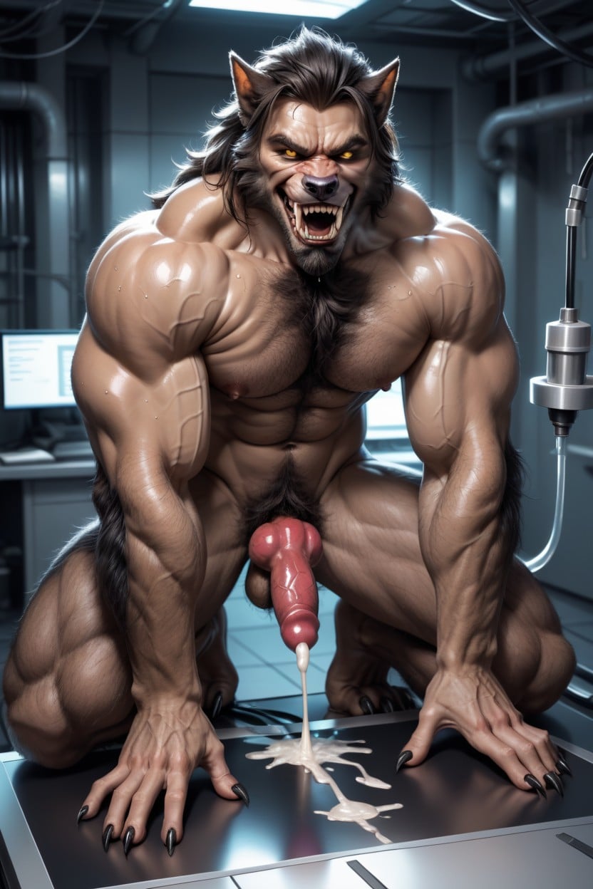 Nipples, Knotting, Breeding Mount AI Gay Porn