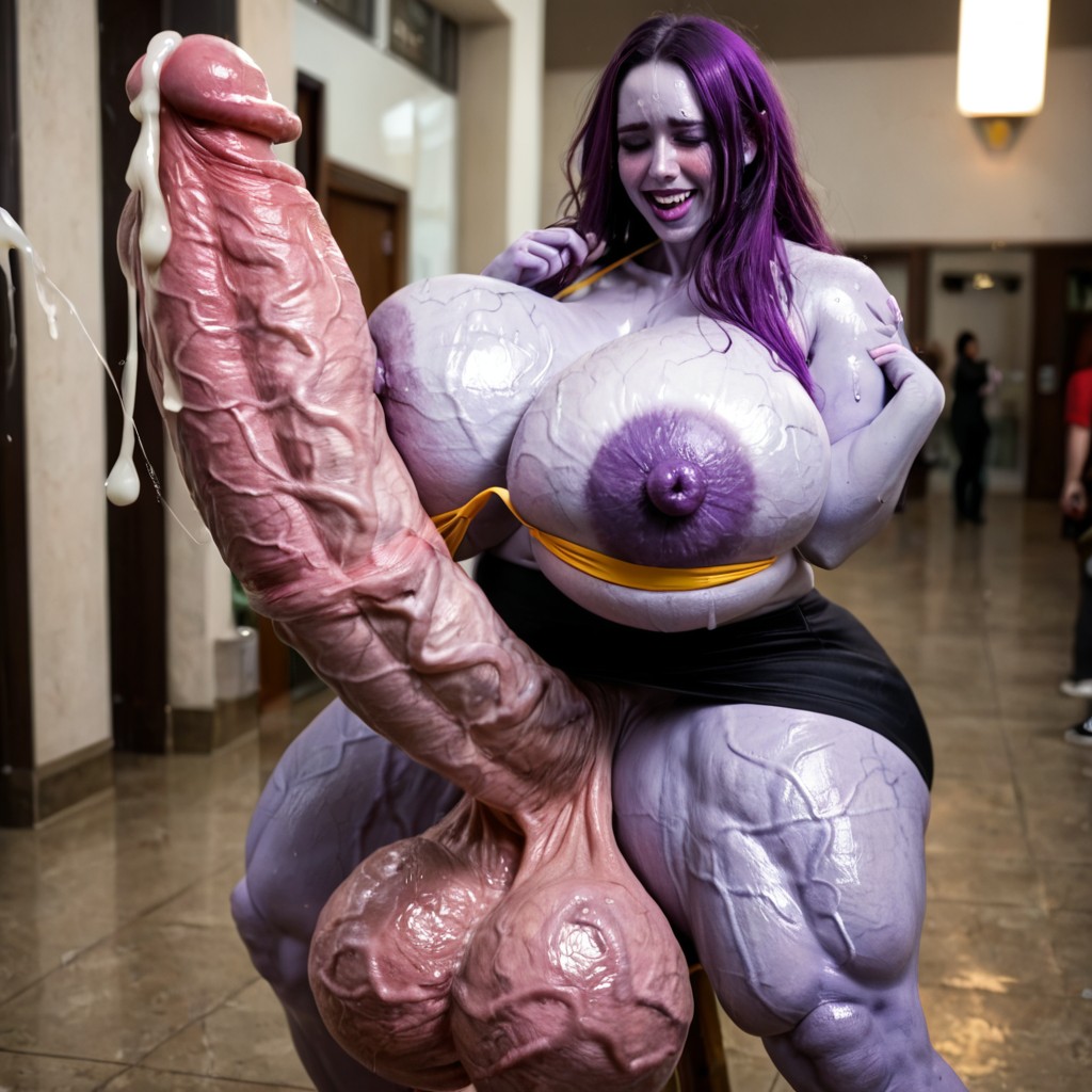 Fisting Nipples Nipples Squirt, Gigantic Massive Testicles, Transformation Shemale AI Porn