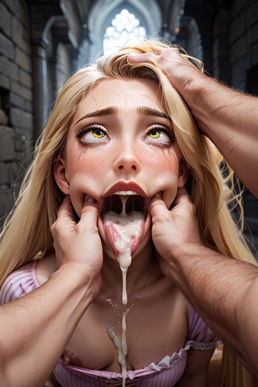 Pissing Into Mouth, Male Pov, Head Tilted Back AI Porn
