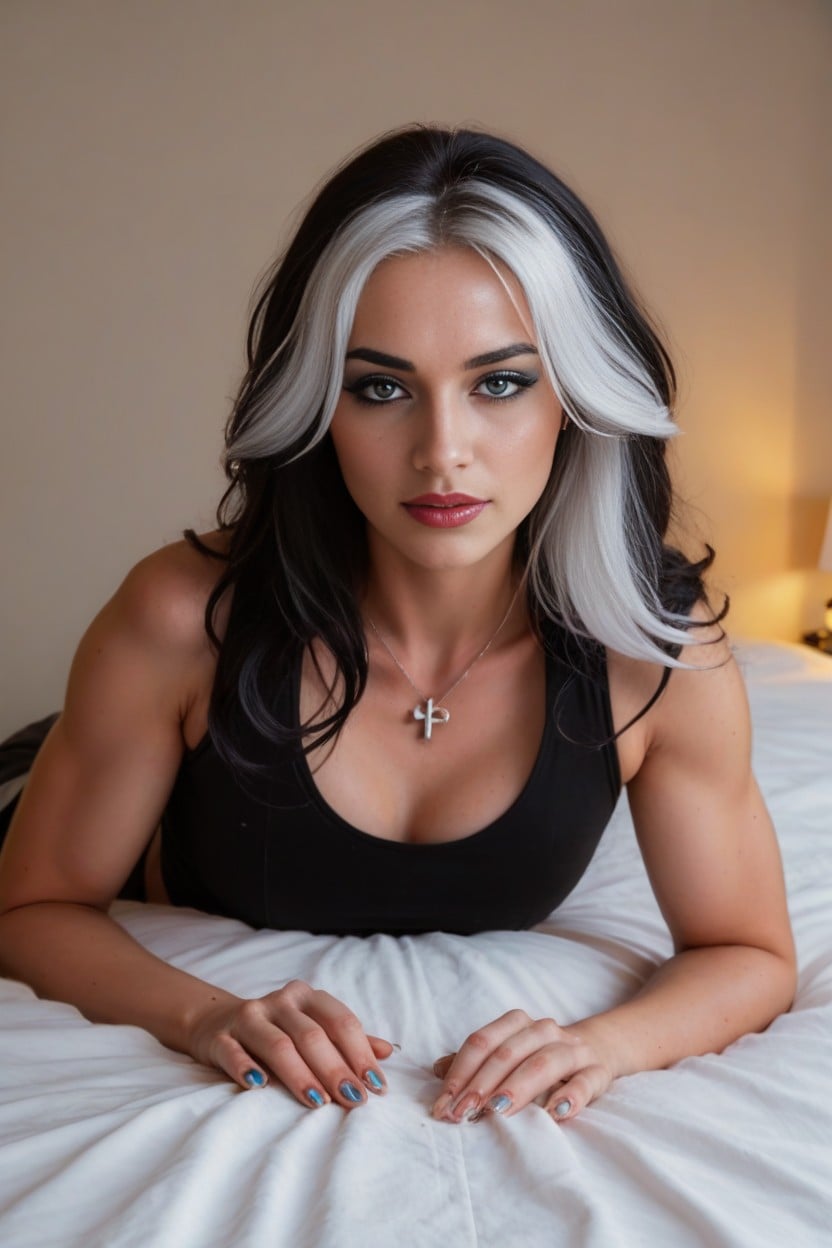 Indoors, Blue Eyes, Bedroom AI Porn