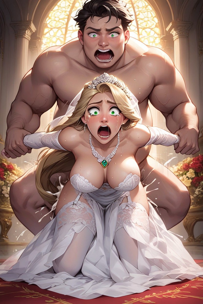 Reveal Boobs, Detailed Face, Tearful Hentai AI Porn