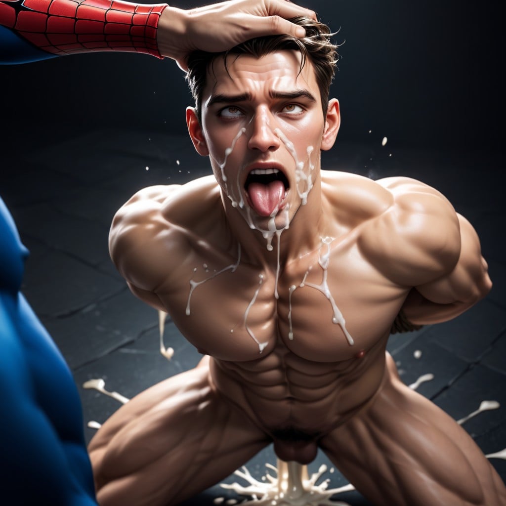 Headgrab, Ahegao, Showing Thighs AI Gay Porn