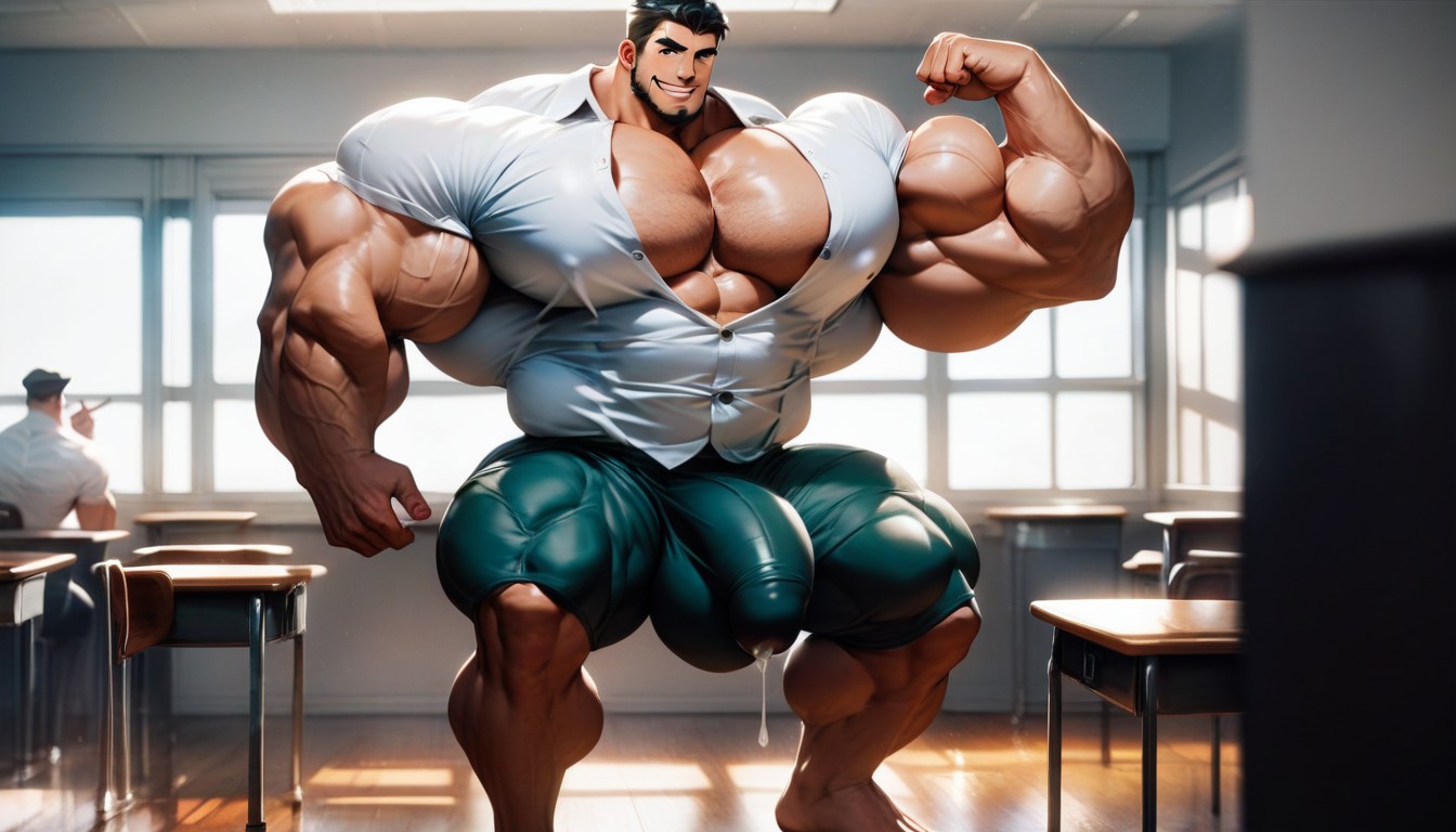 Asian, Muscular Arms, 18+ AI Gay Porn