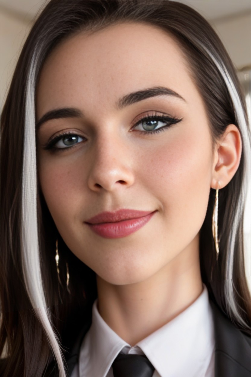 Horny, Gigantic White Highlights, Extremely Large White Highlights AI Porn