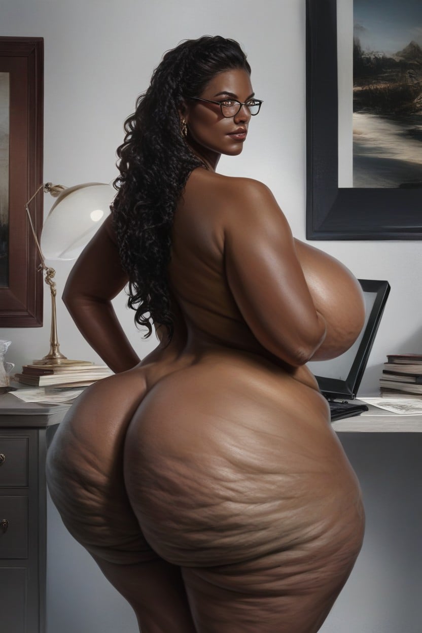 Breast Expansion, African, Monster Fake Butt AI Porn