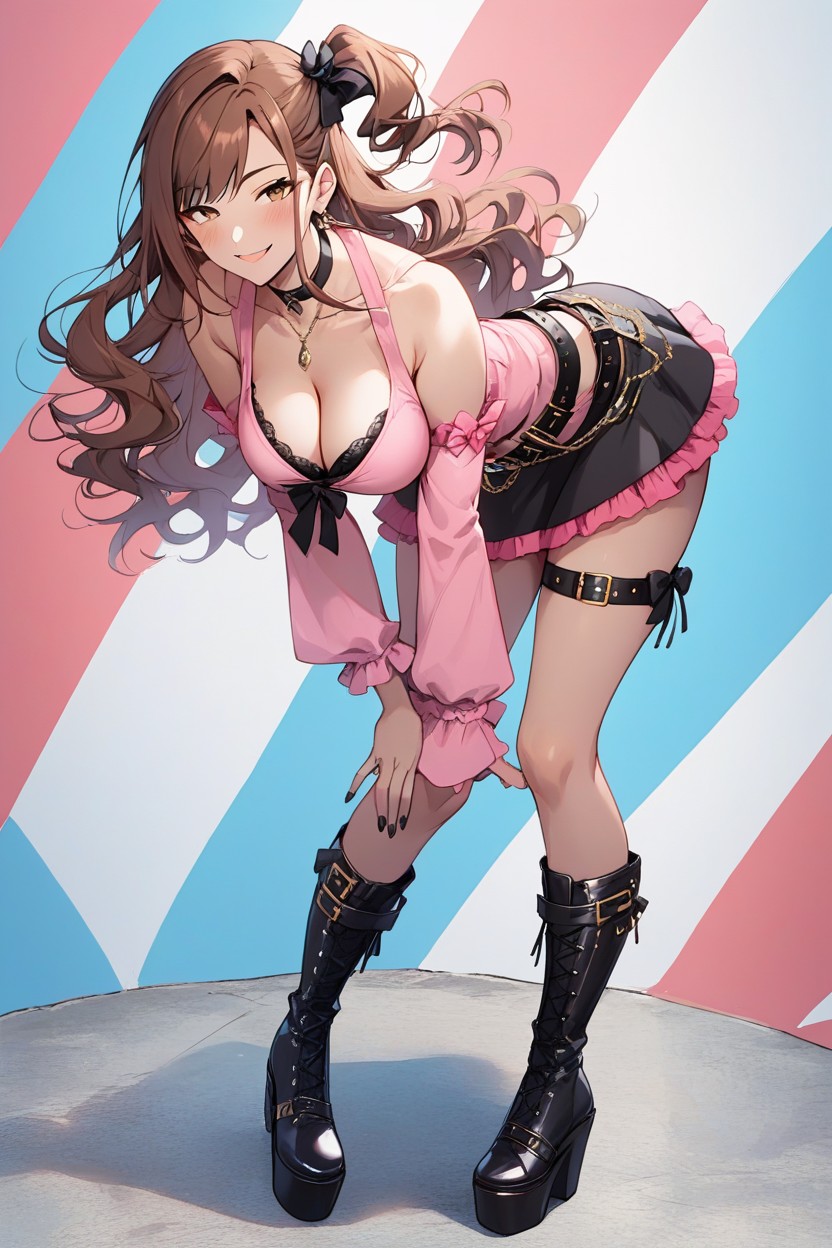Tokyo, Black Footwear, Bending Over Hentai AI Porn