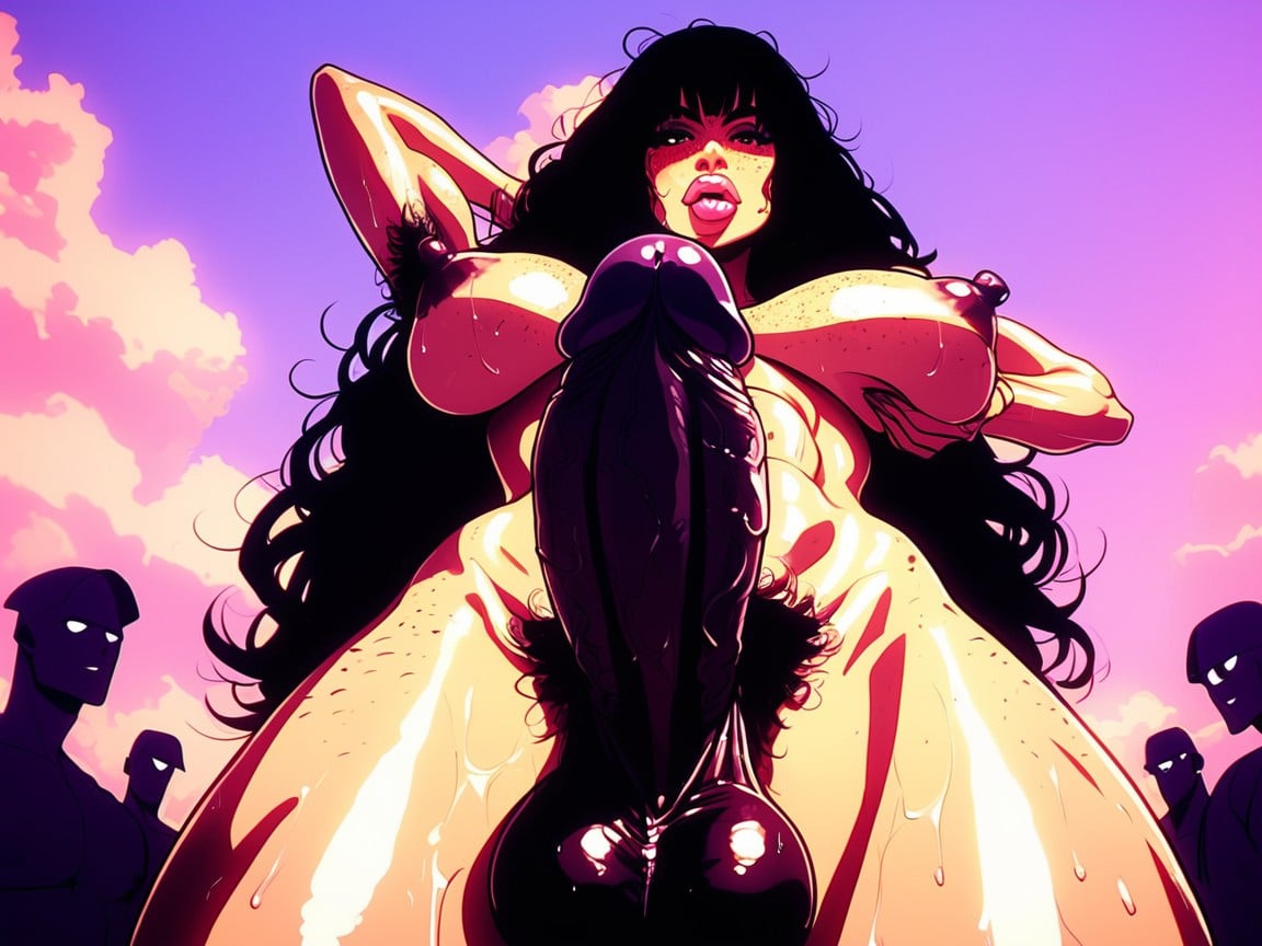 2 People, Mutant, Futanari Shemale AI Porn