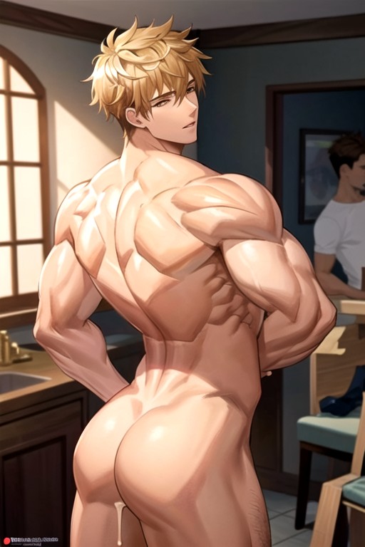 Blond Hair, Body Writing Slut Cum Dump, Sex AI Gay Porn