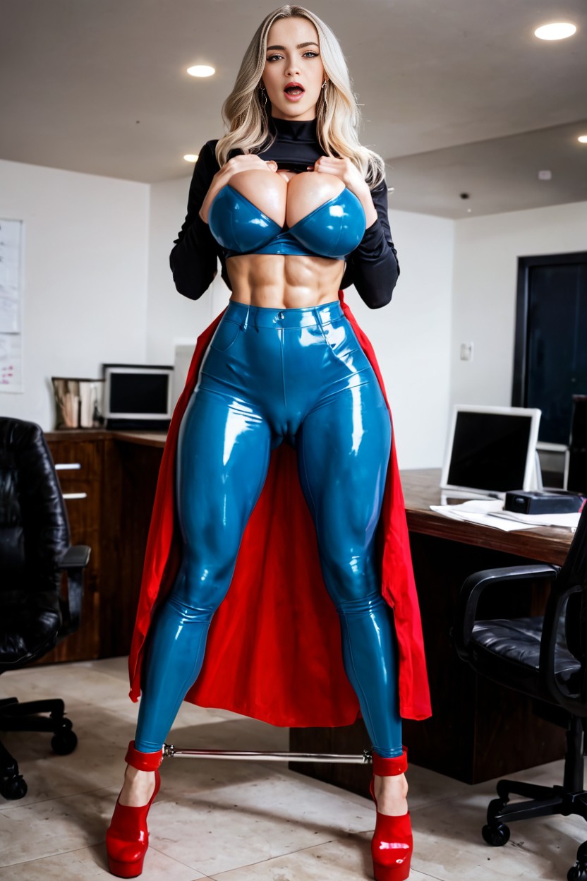 Gluteal Cleft, Thick Thighs, Scandinavian AI Porn