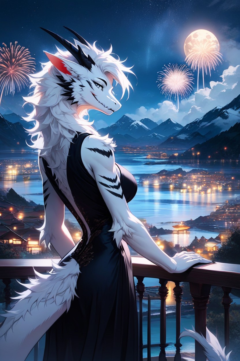 Cinematic, Happy, Beautiful Furry AI Porn