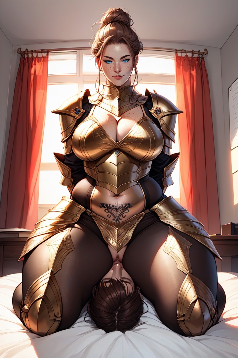 Cleavage, Teacher, Detailed Face AI Porn