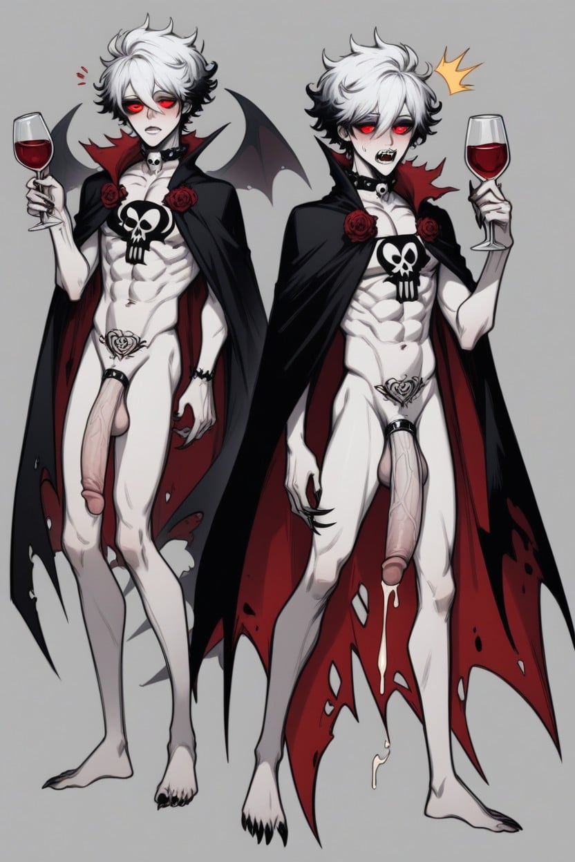 Veins, Fangs, Pale Skin AI Gay Porn