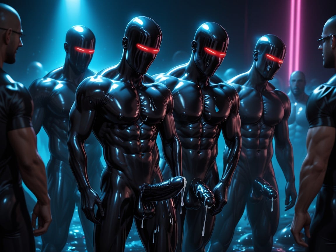 Harem, Gape, Mid Transformation AI Gay Porn