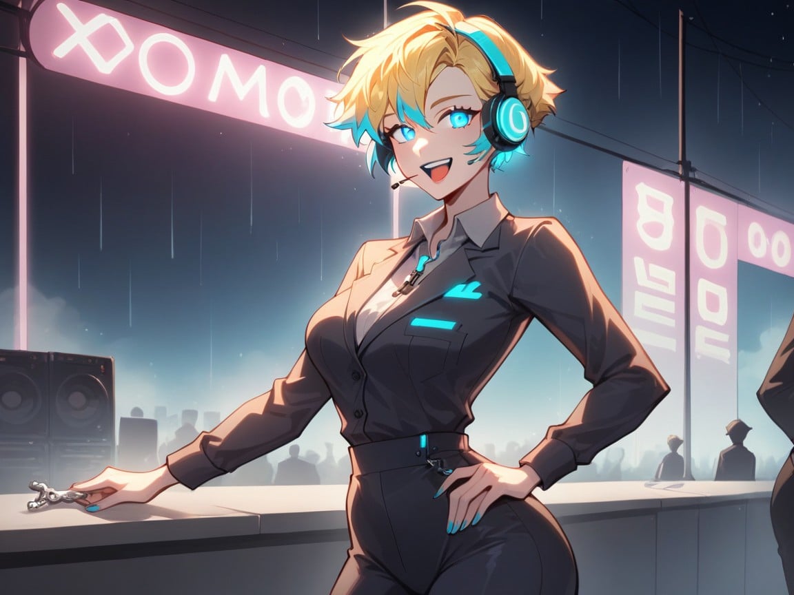 Speakers In Background, 1 Person, Tight Round Ass AI Porn