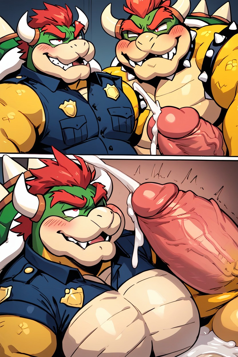 Smug Expression, Horny, Vessels Bursting AI Porn