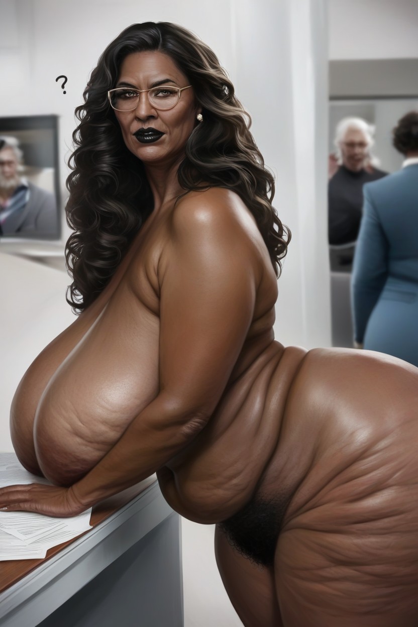 Gigantic Fake Booty Like, African, Cellulite AI Porn
