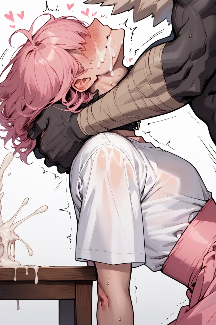 Horny, Head Thrown Back, Heavily Horny Expression Hentai AI Porn