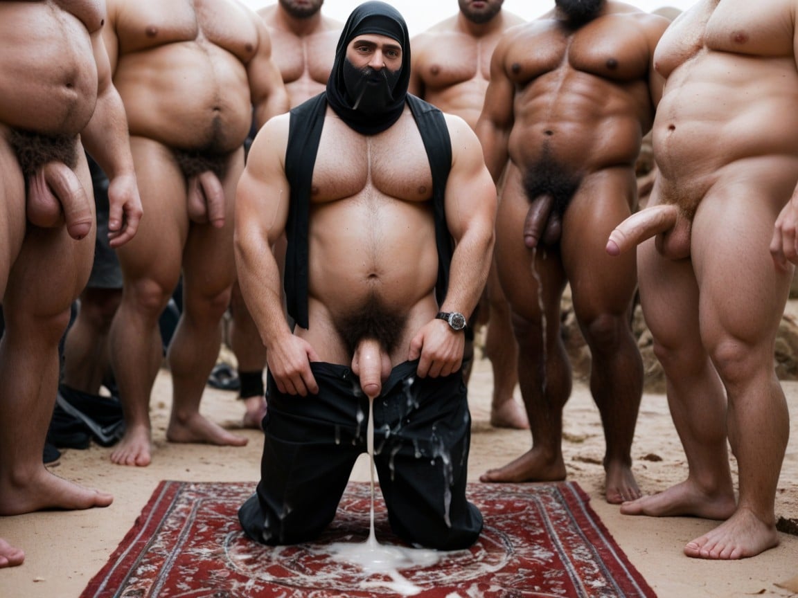 Hijab, Niqab, Arms Crossed AI Gay Porn