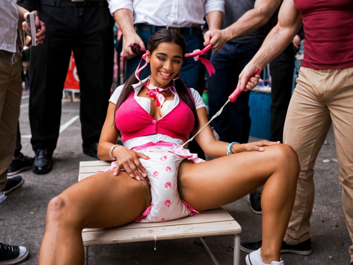 Men In The Back Are Jerking Each Other, Pinks Ribbons Around Wrists, Muslos Gruesos Porno latina IA