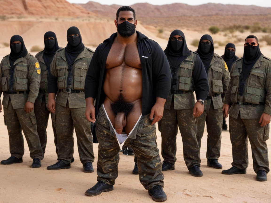 Military, Masked Faces, Hyper Pubes AI Gay Porn