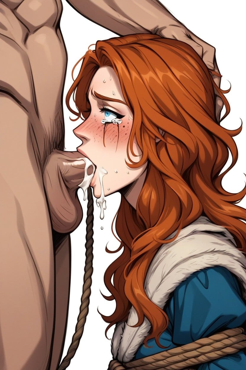 One Woman One Man, Moaning, Ginger AI Porn