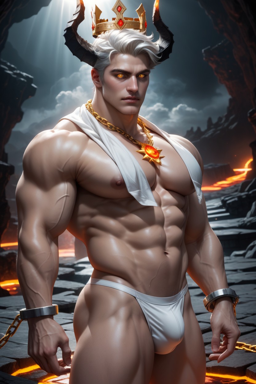 Side View, Mature, Looking At Viewer AI Gay Porn
