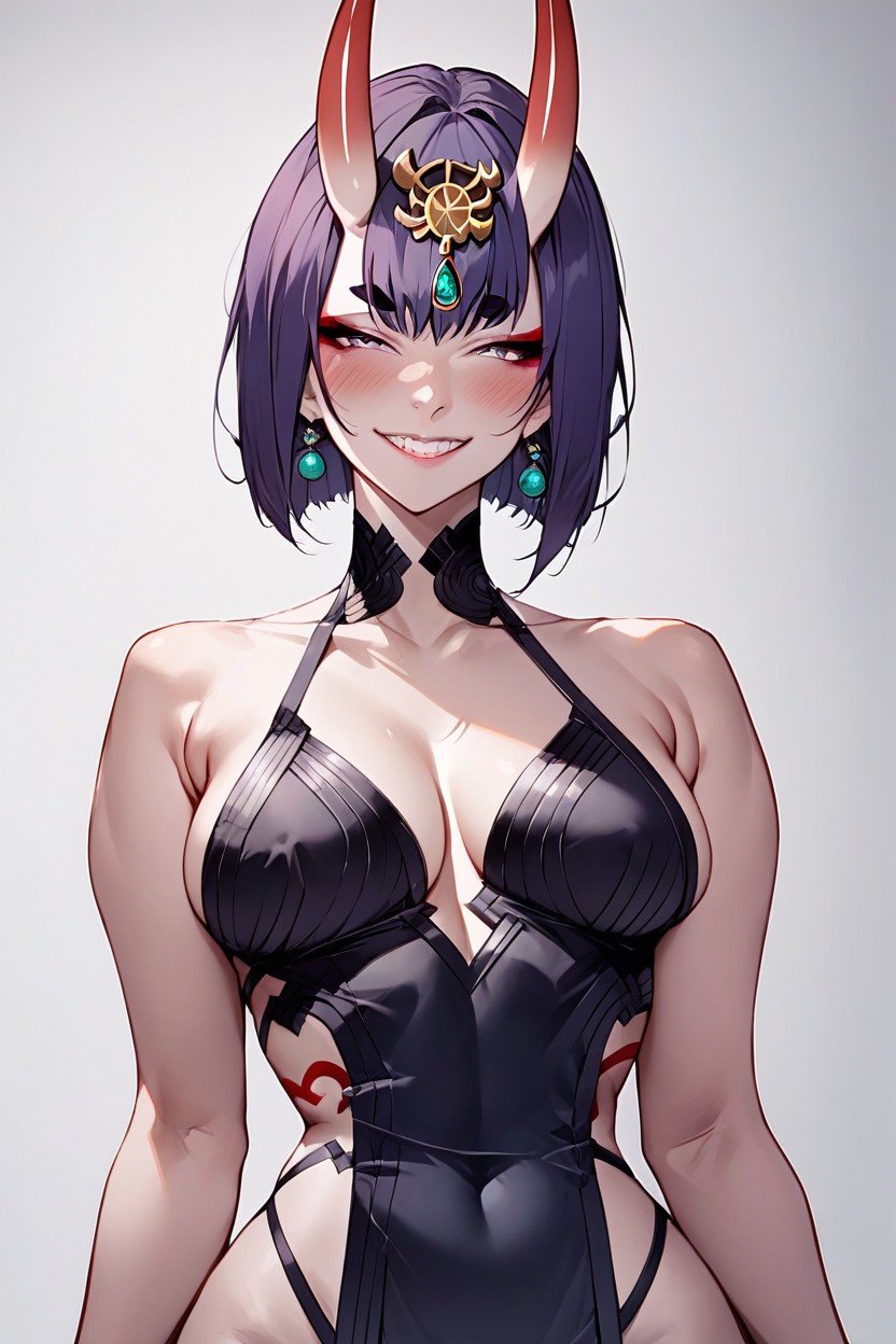 Shuten Douji From Fate Grand Order, Half Closed Eyes, Culo PequeñoFurry IA