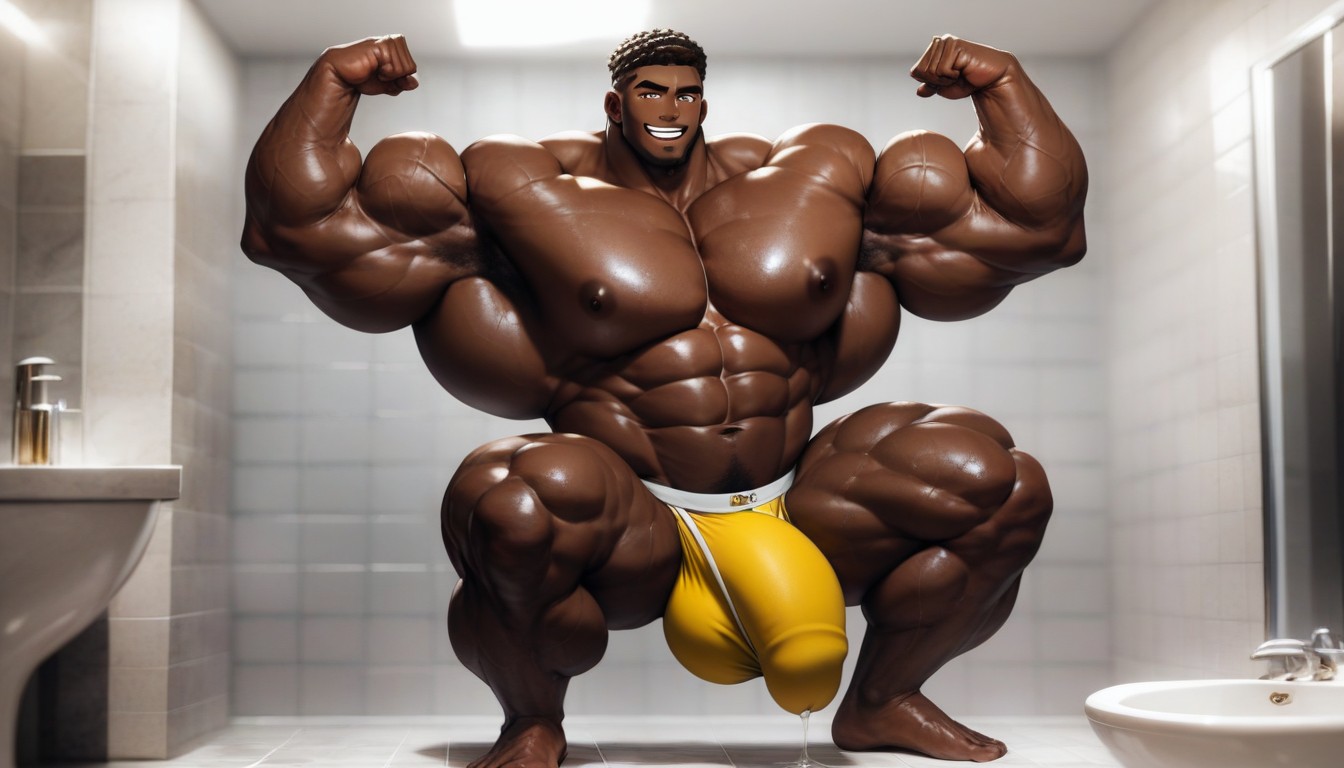 Massive Chest, 18+, Full Body AI Gay Porn