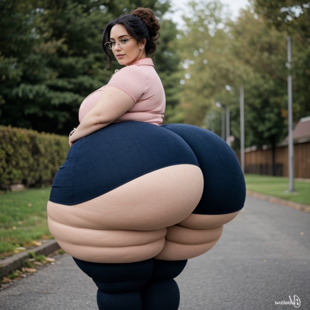 Hyper Big Ass, Sexy Legs, Long Hair AI Porn
