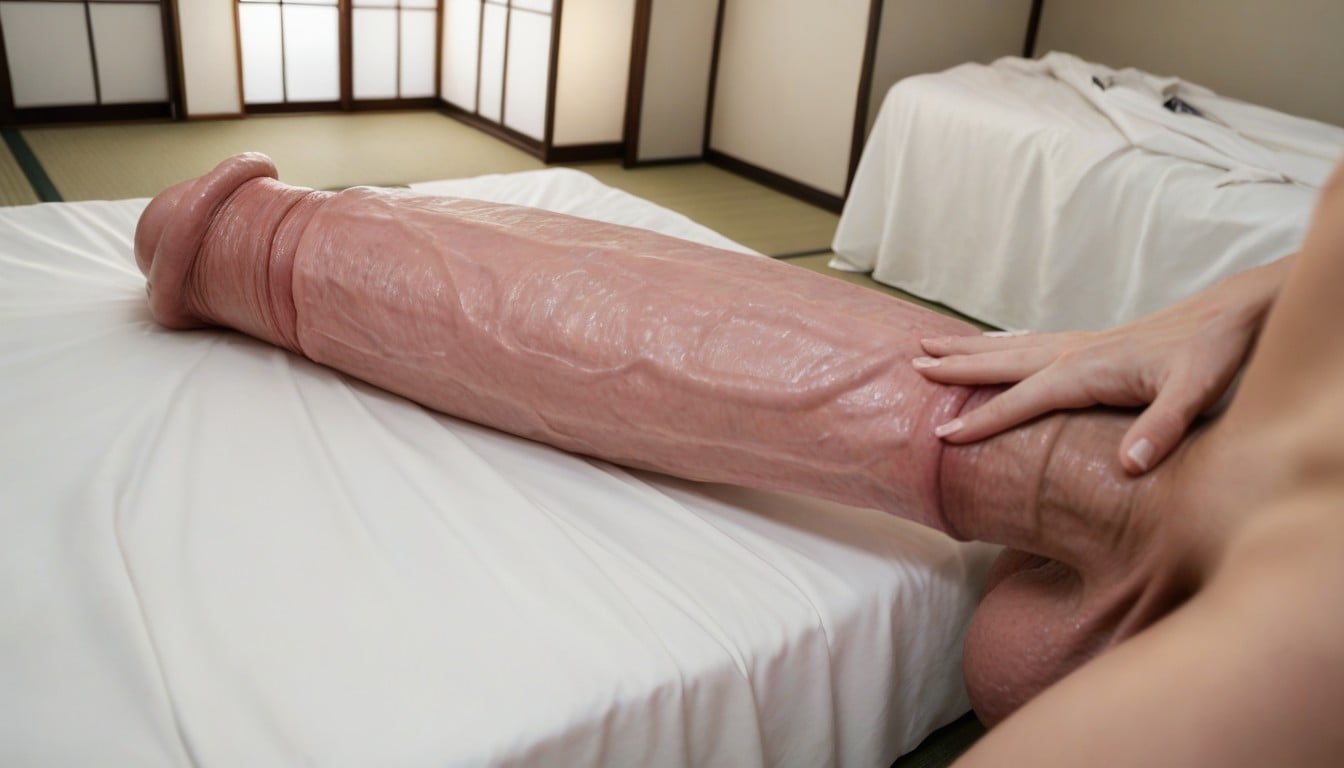 Black Hair, Sudden Cock Growth, Brown Eyes Shemale AI Porn