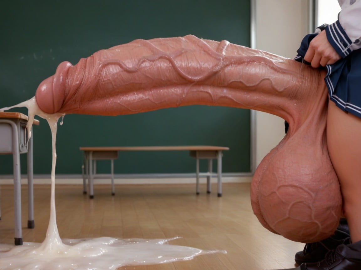 Hyper Enormous Cock, Excessive Cum, Hyper Cock AI Porn