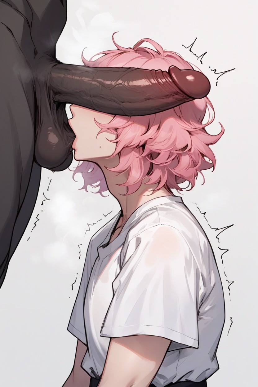 Wavy Hair, Imminent Fellatio, Perfect Hentai AI Porn