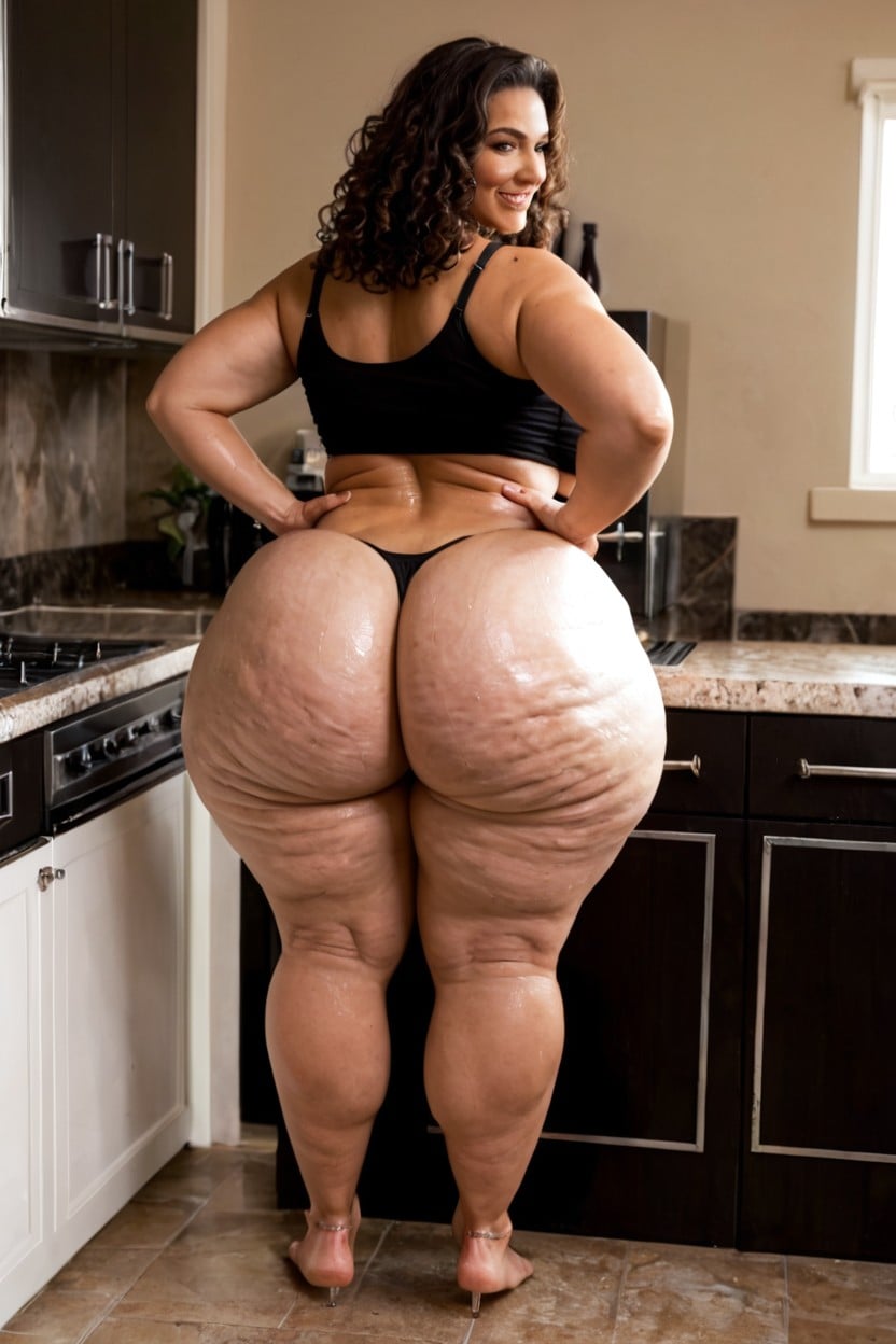 Exposing Her Ass Go Viewer, 50+, Massive Breast Ebony AI Porn