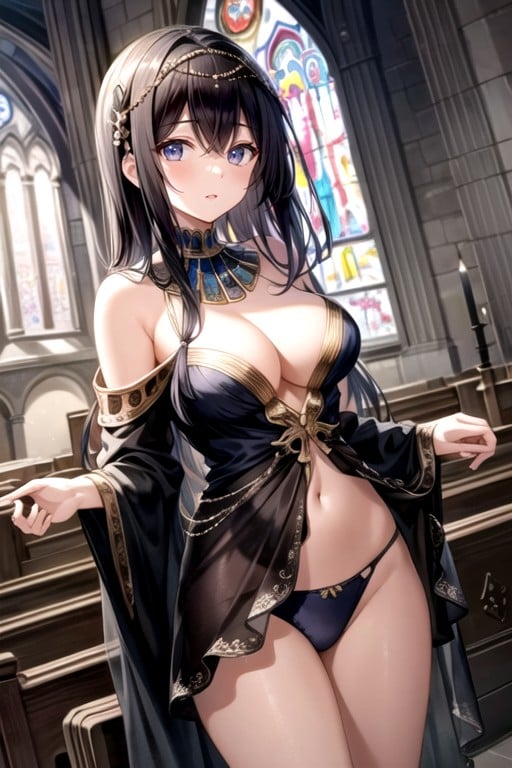 Église, Cléopâtre, MidiPorno IA Hentai