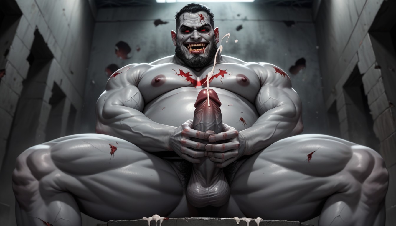 A Lot Salivating, Hero, Zombie Sex AI Gay Porn