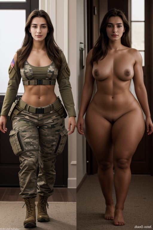 Muscular, Military, Turkish Shemale AI Porn