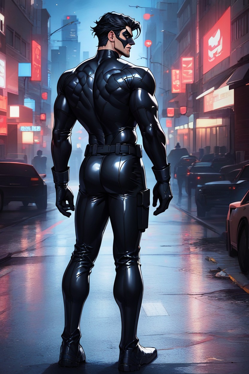 Bubble Butt, Feet, Back Vision AI Gay Porn