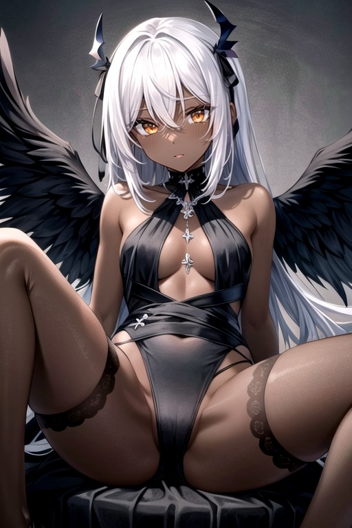 Angel, Dark Dark Black Skin, Dark Dark Black Skin AI Porn