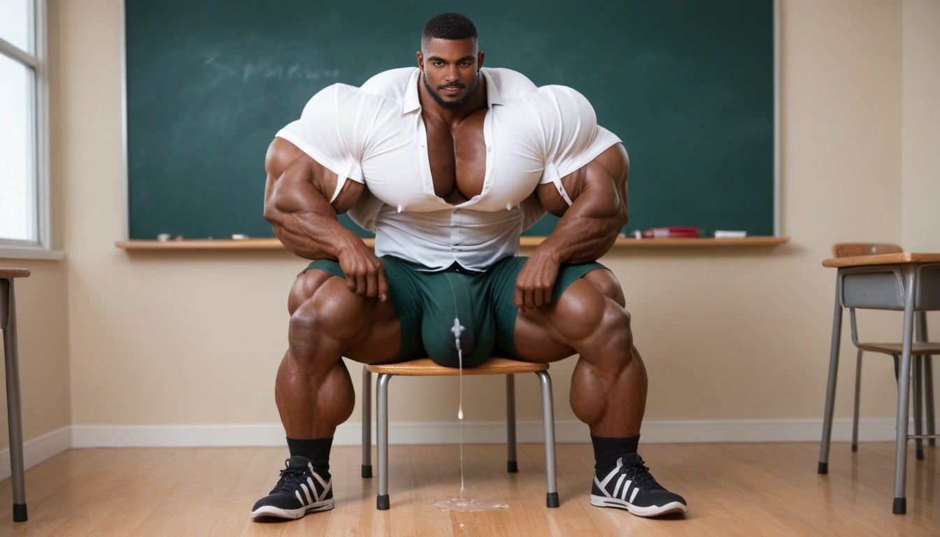Bodybuilder, Full Body, Buzzcut AI Gay Porn